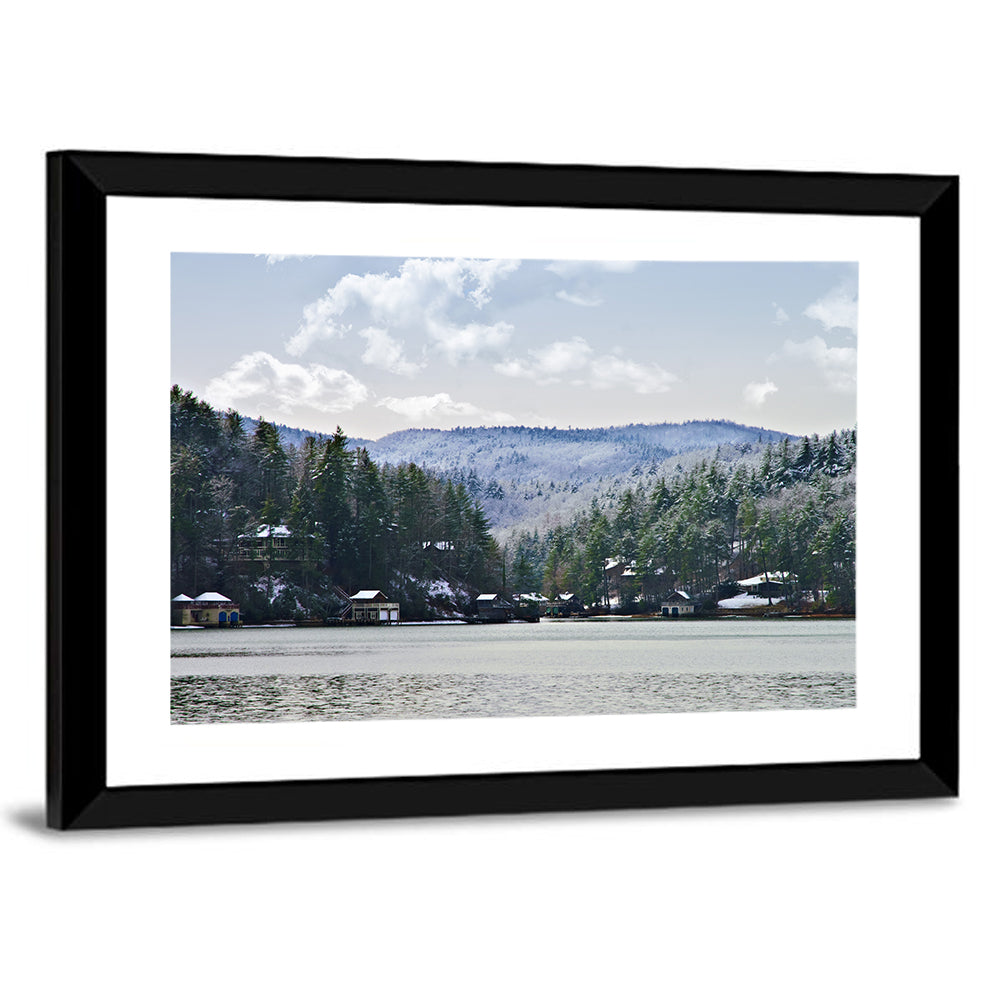 Lake Rabun Winter Scene Wall Art