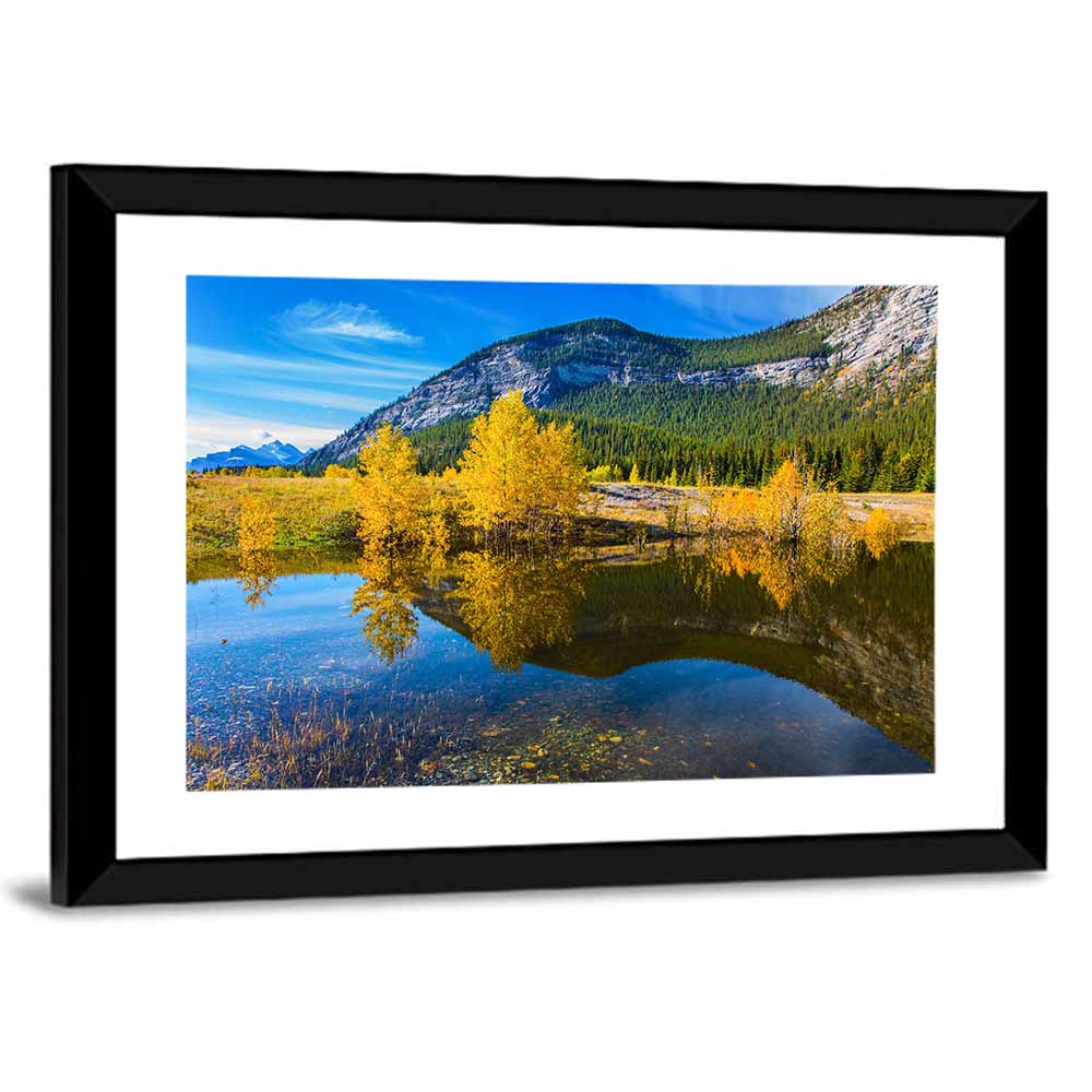 Abraham Lake Reflections Wall Art
