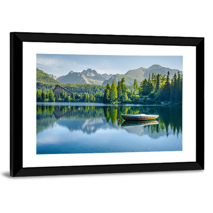 Štrbské Pleso Reflection Wall Art