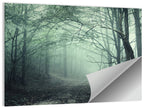 Misty Forest Path Wall Art