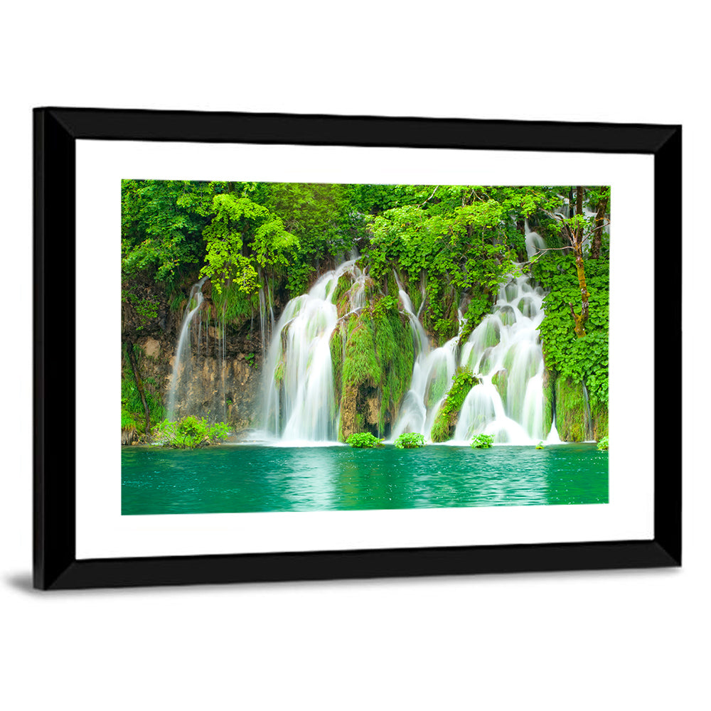 Plitvice Lakes Cascades Wall Art