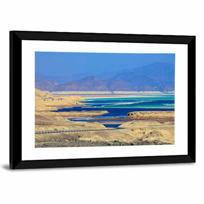 Lake Assal Coastal Road View Wall Art