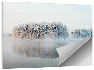 Karelia Winter Lake Wall Art