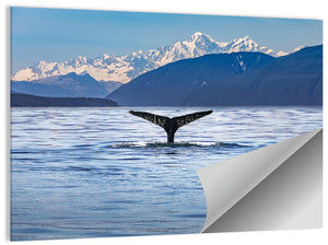 Ocean Whale Alaska Wall Art