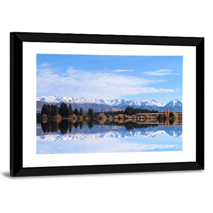 Ruataniwha Lake Reflection Wall Art