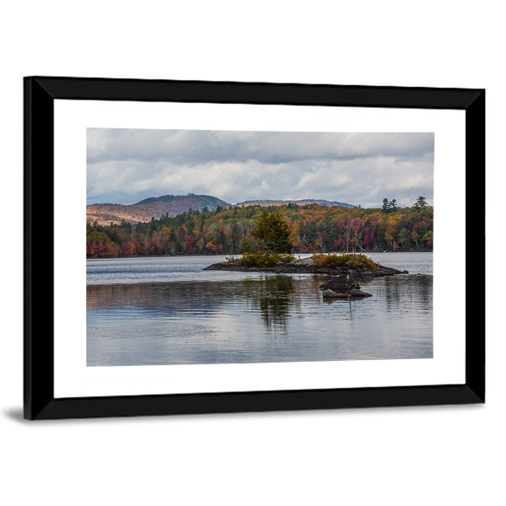 Lake Umbagog Autumn Reflection Wall Art