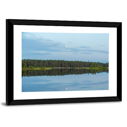 Lake Vanern Moonlight Wall Art