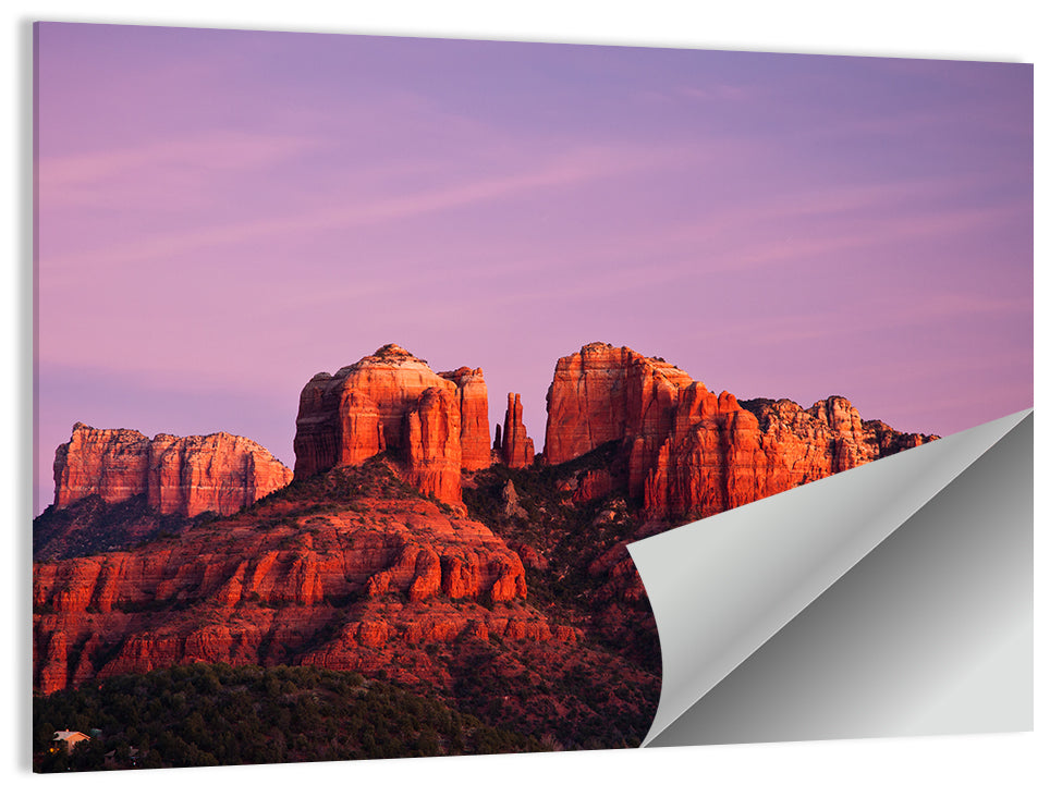 Cathedral Rock Sunset, Sedona Wall Art