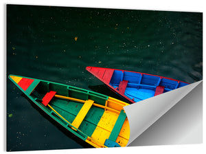 Colorful Boats Wall Art