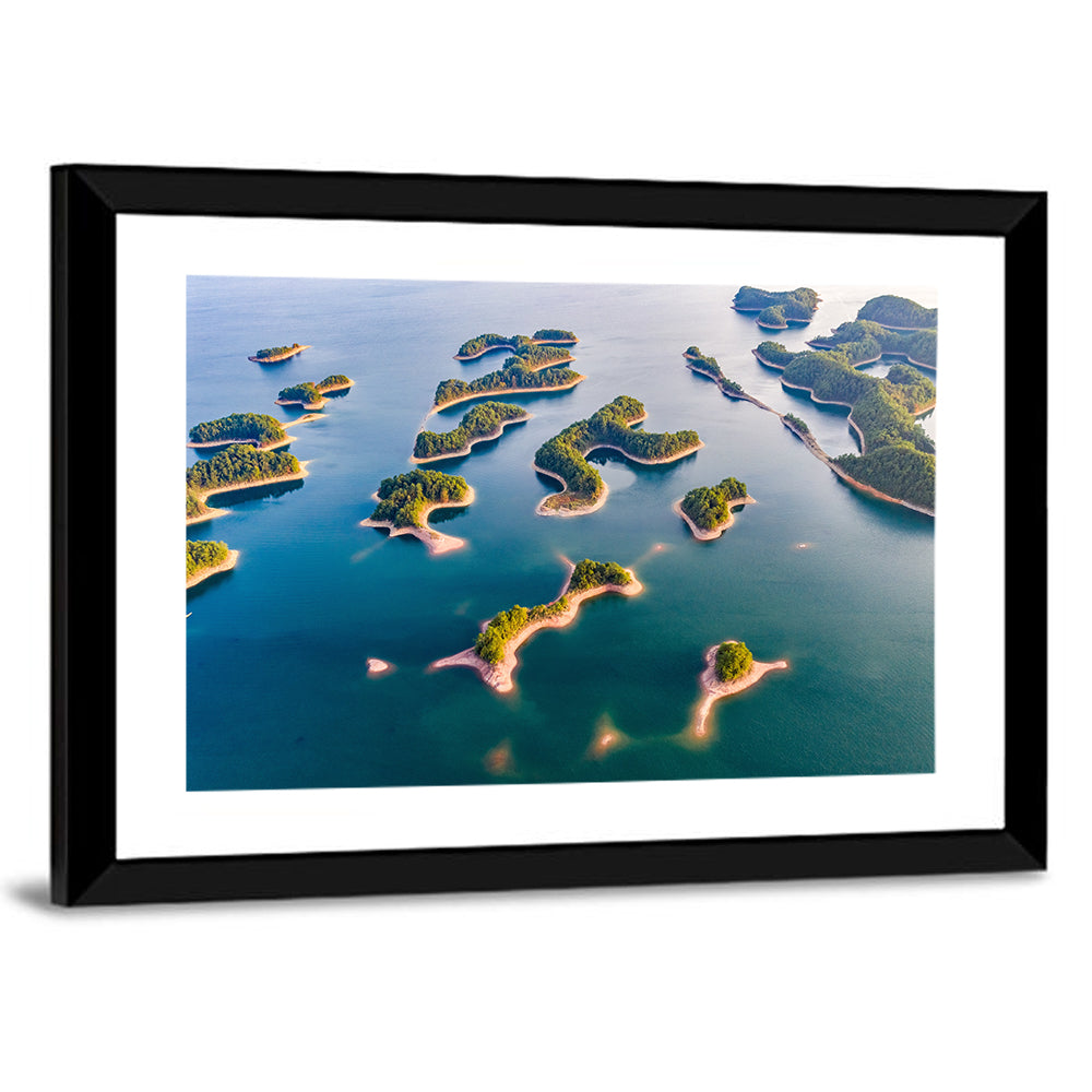 Qiandao Lake Aerial View Wall Art