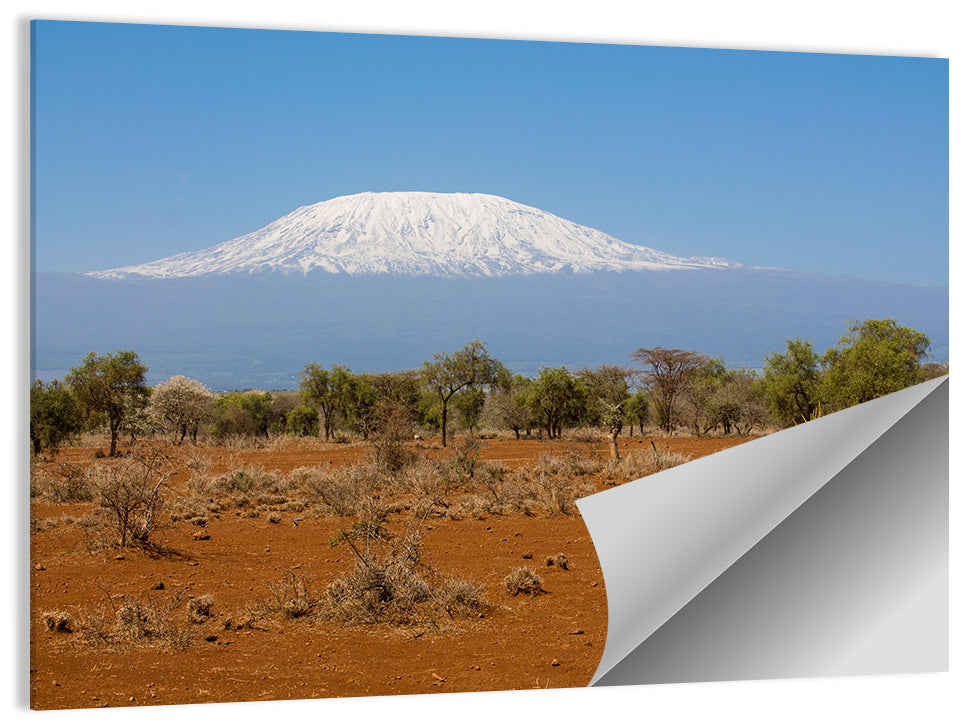 Mount Kilimanjaro Landscape Wall Art