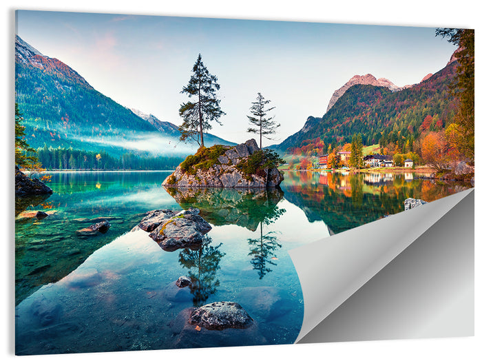 Hintersee Lake Wall Art as a poster print