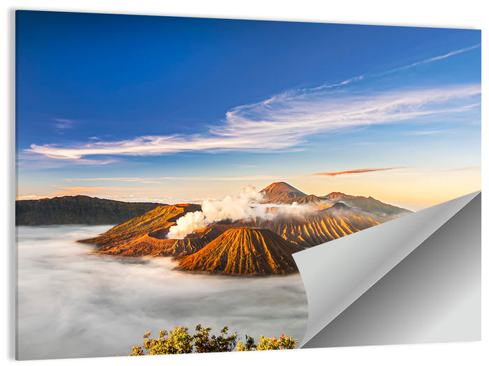 Mount Bromo Sunrise Wall Art as a poster print