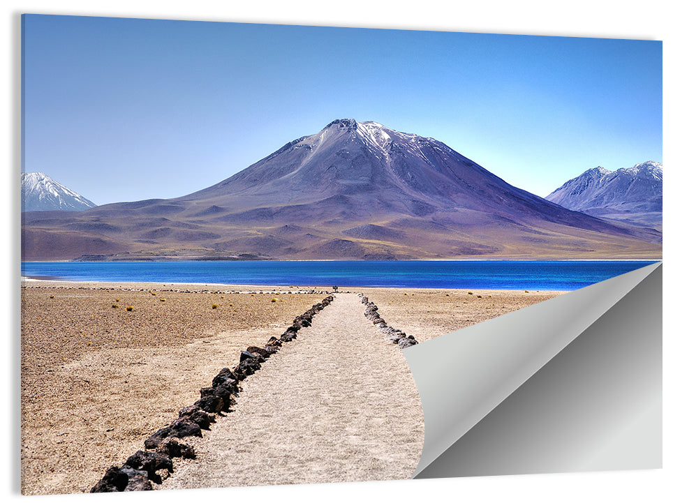 Volcanoes Around Laguna Miscanti Wall Art