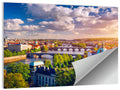 Prague Golden Hour Over Charles Bridge Wall Art