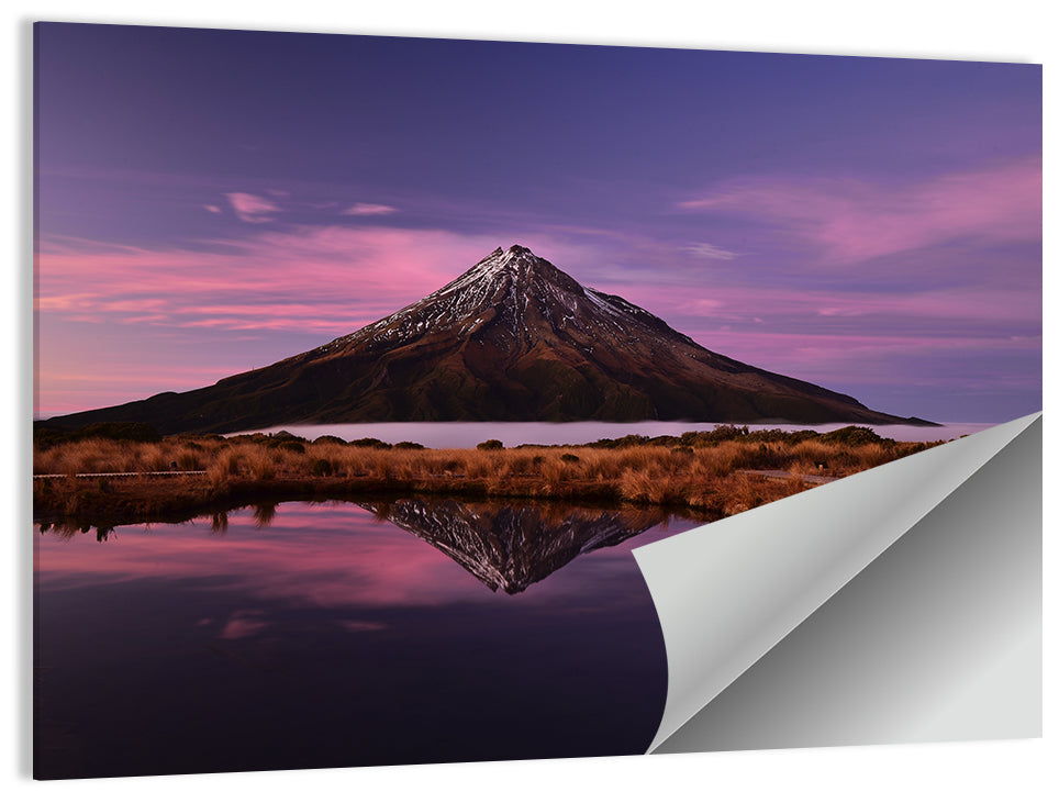 Mount Taranaki Reflection Wall Art