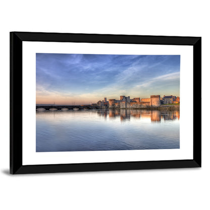 King John's Castle at Sunset Wall Art