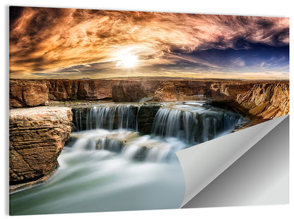 Glen Canyon Waterfall Wall Art