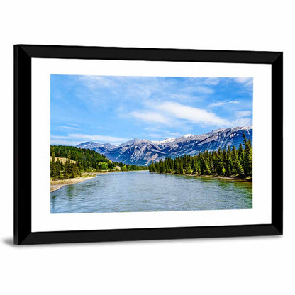 Athabasca River View Wall Art