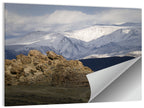 Wonderstone Snow-dusted Mountains Wall Art