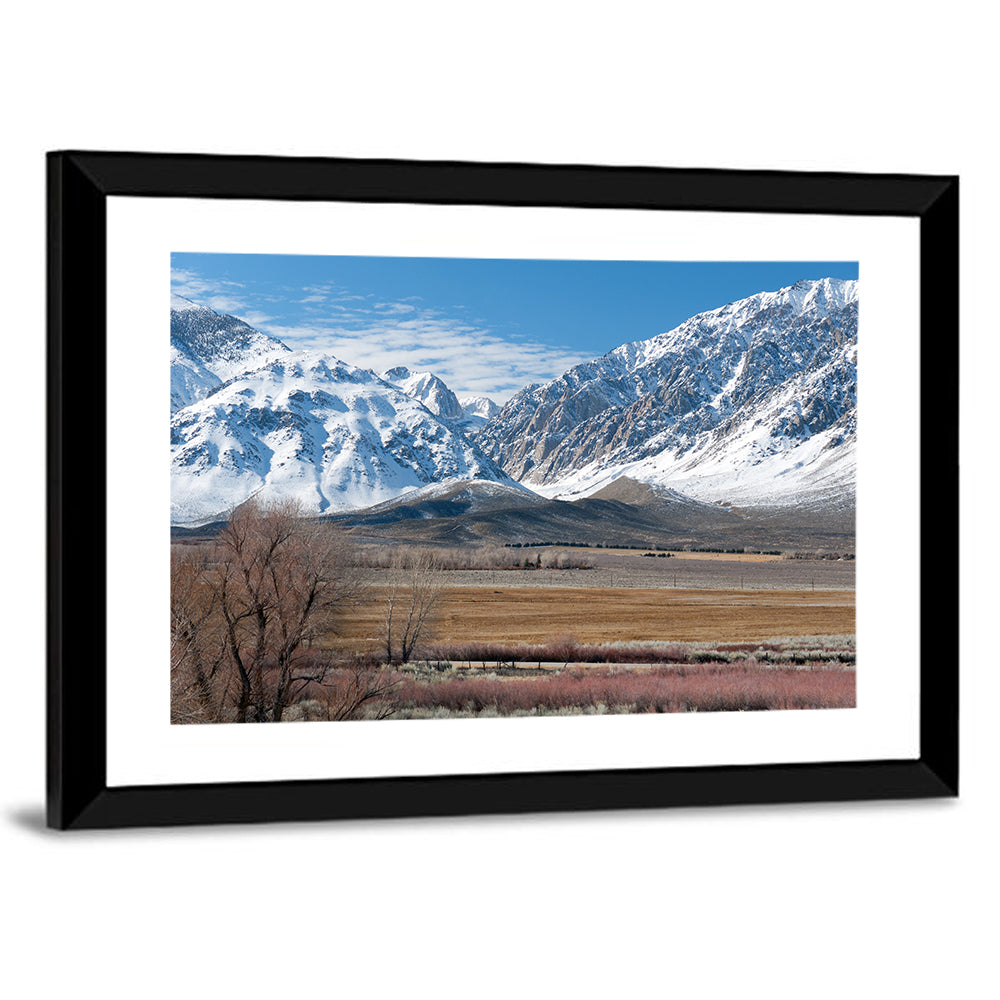 Eastern Sierra Winter Peaks Wall Art