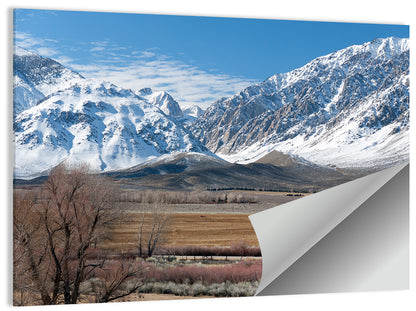 Eastern Sierra Winter Peaks Wall Art