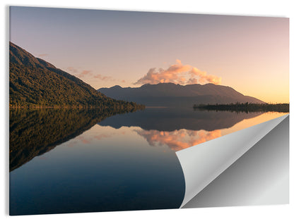 Lake Brunner Sunset Wall Art