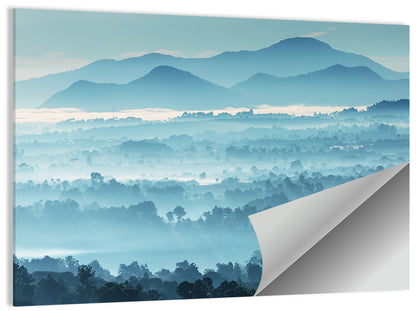 Misty Guatemalan Mountains Wall Art