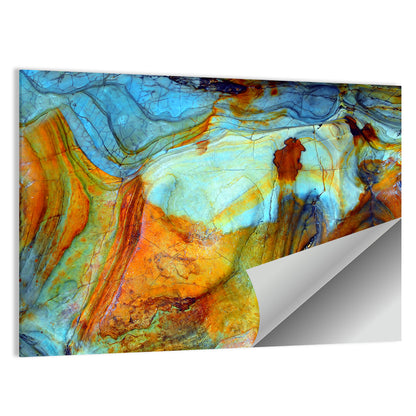 Agate-inspired Rock Pattern Wall Art