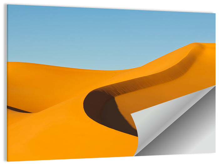 Awbari Golden Dunes Wall Art as a poster print
