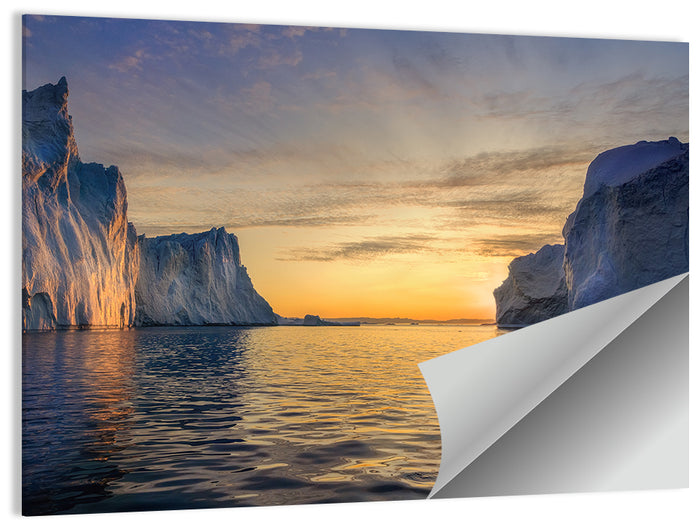 Ilulissat Glaciers, Greenland Wall Art as a poster print