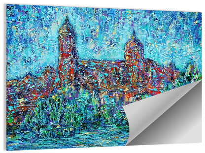 Salamanca Dual Domes Reflection Wall Art