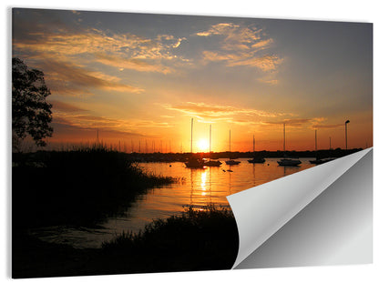 White Rock Lake Sunset Wall Art