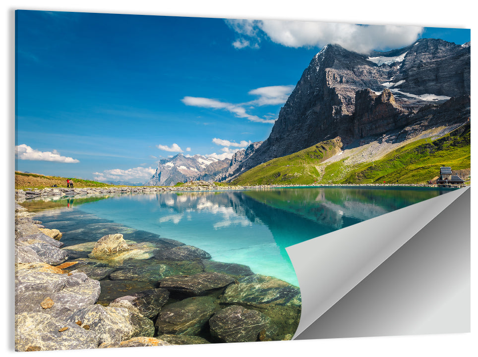 Eiger Over Bachalpsee Wall Art