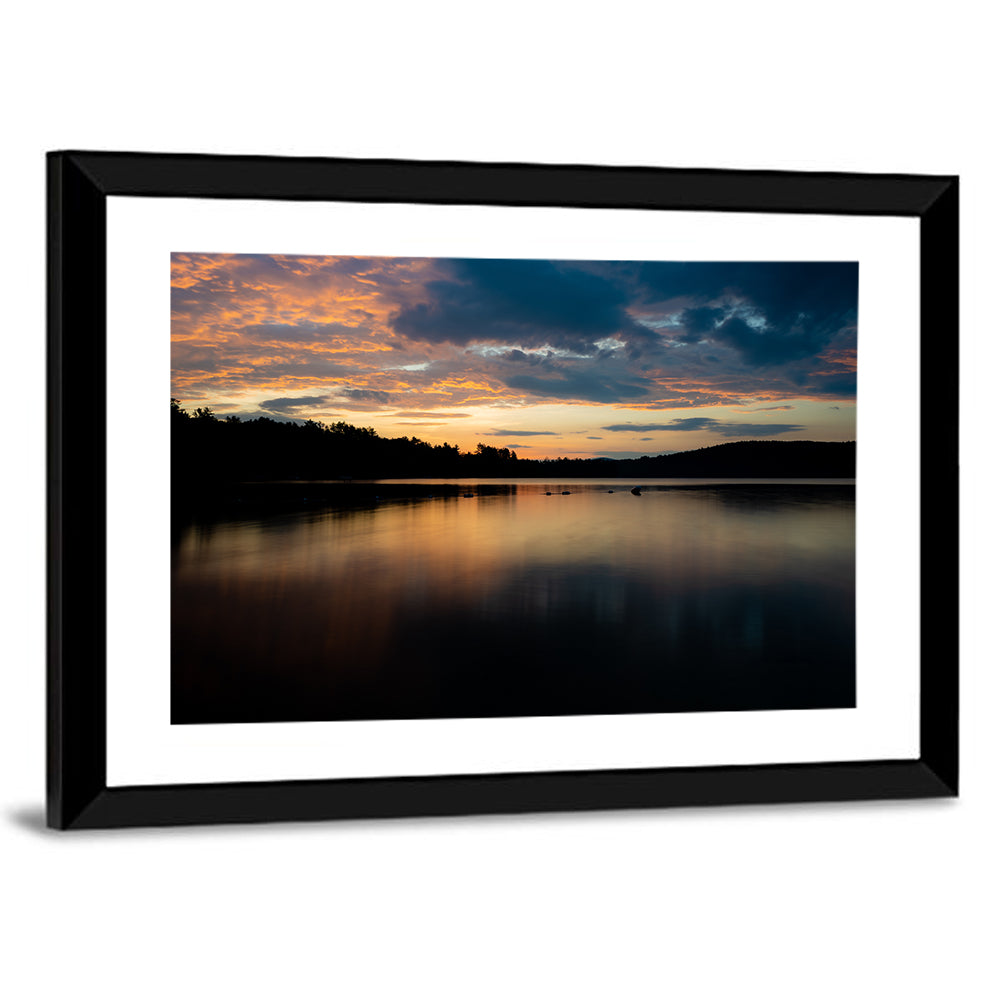 Lake Squam Sunrise Reflection Wall Art