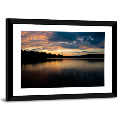 Lake Squam Sunrise Reflection Wall Art