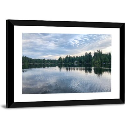 Beaver Lake Park Sunrise Reflection Wall Art