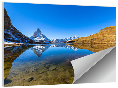 Matterhorn Reflected in Riffelsee Wall Art