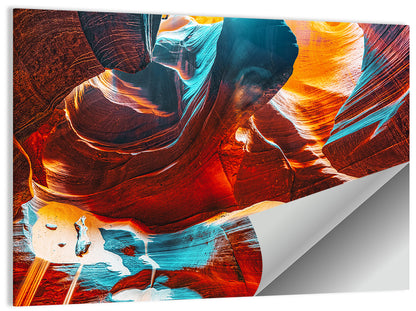 Antelope Canyon Crevice Light Wall Art