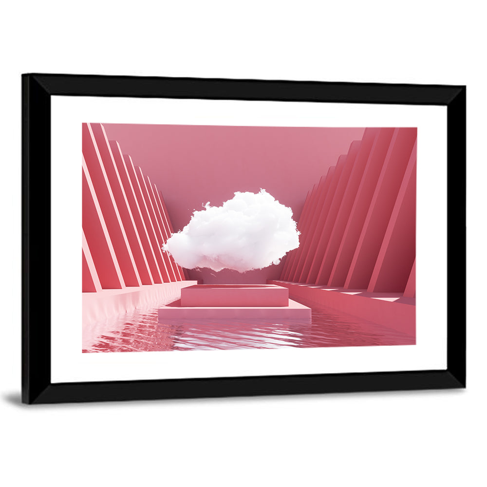 Cloud In Pool Wall Art