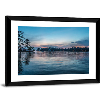 Lake Wateree Twilight Reflection Wall Art