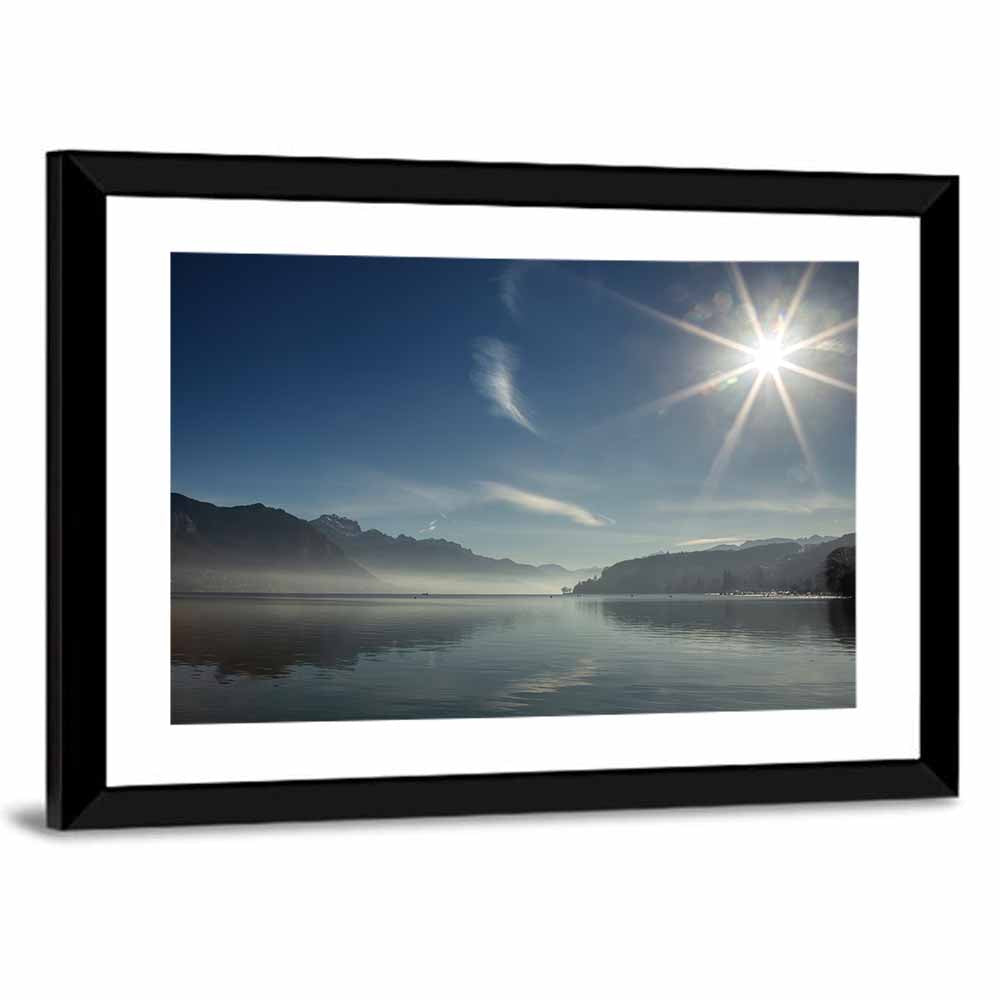 Lake Annecy Morning Reflection Wall Art
