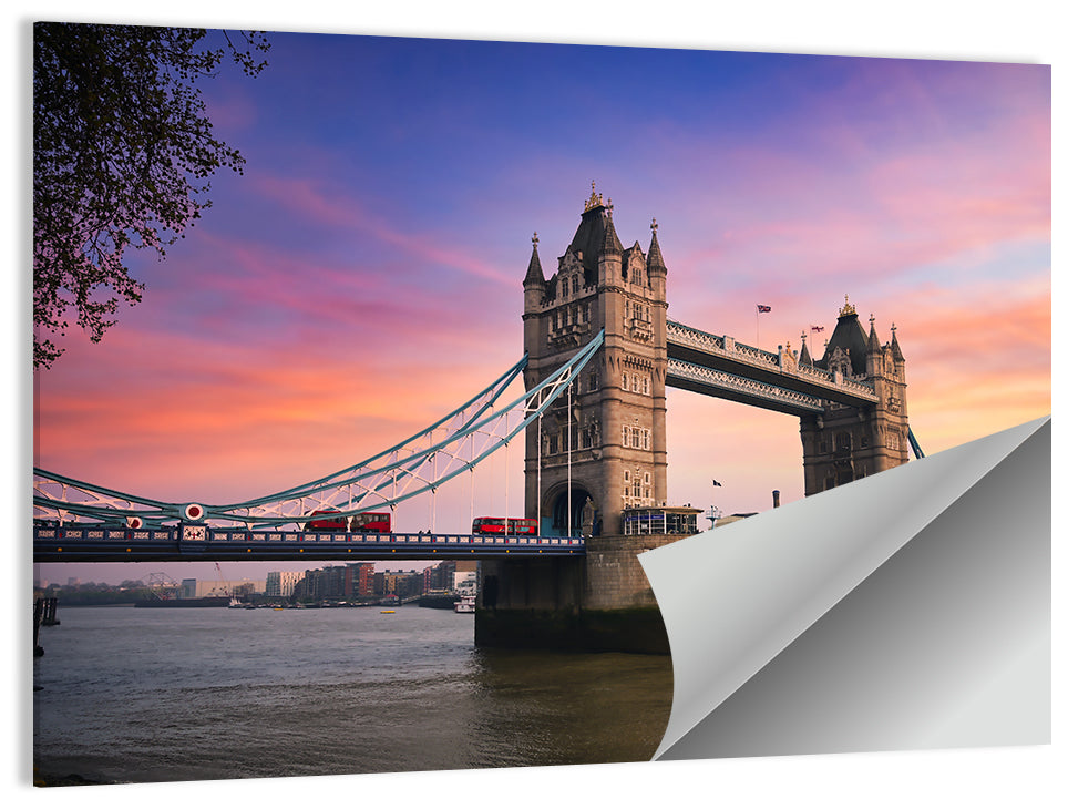 Tower Bridge at Sunset Wall Art