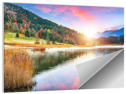 Wagenbruchsee Golden Hour Wall Art