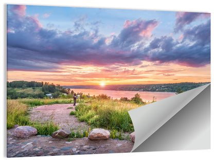 Mount Levitan Sunset Wall Art