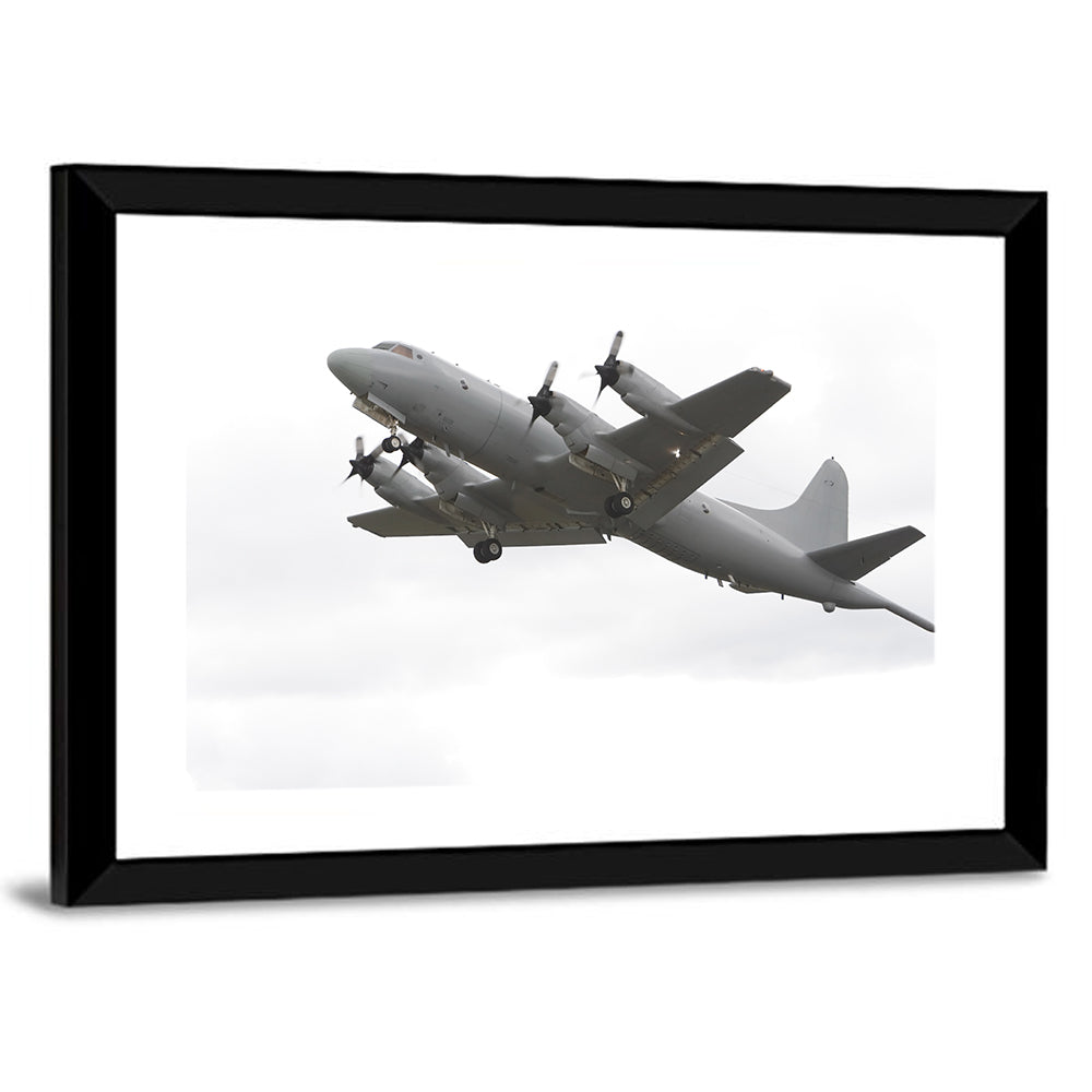 Four-engine Turboprop Patrol Aircraft Wall Art