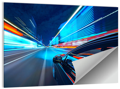 Extreme Speed Car Wall Art