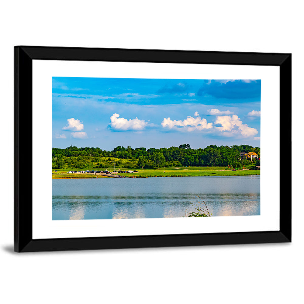 Zorinsky Lake Reflection Wall Art