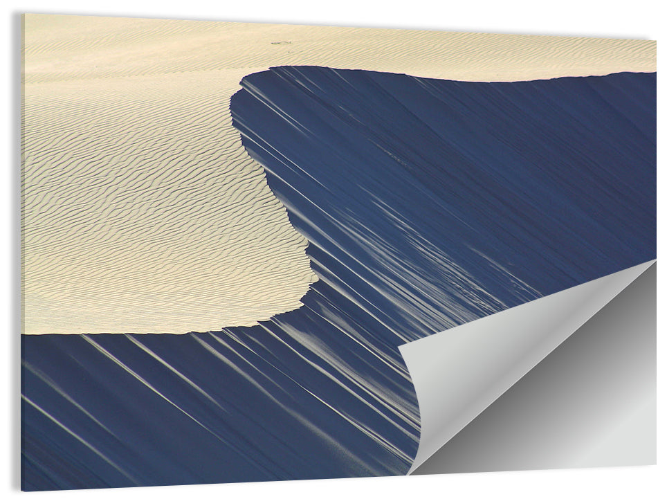 Minimalist Sand Dunes in Late Light Wall Art