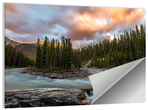 Sunwapta Falls Wall Art